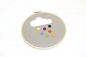 Preview: Stickrahmenbild Filz Wolke