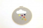 Preview: Stickrahmenbild Filz Wolke