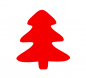 Preview: Weihnachtsbaum Bügelbild
