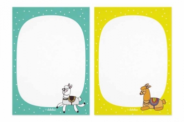 Notizblöcke Lama 2x2er Set