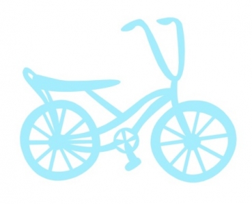 Fahrrad Bügelbild