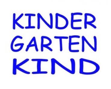 Kindergartenkind Bügelbild