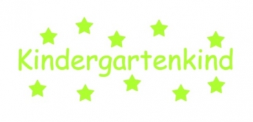 Kindergartenkind Bügelbild