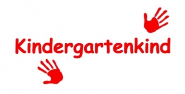 Kindergartenkind Bügelbild