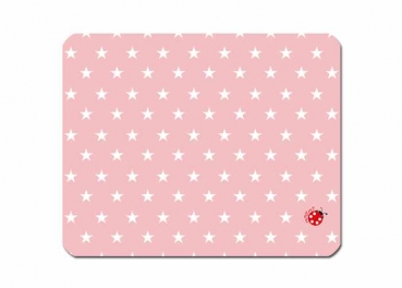 Mousepad "rosa Sterne"