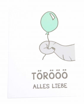 Postkarte "Töröö"