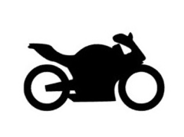 Motorrad Bügelbild