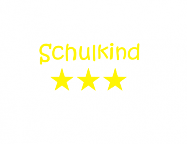 Schulkind Bügelbild