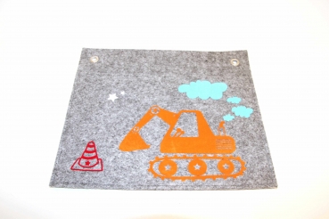 Wandutensilo Filz Bagger