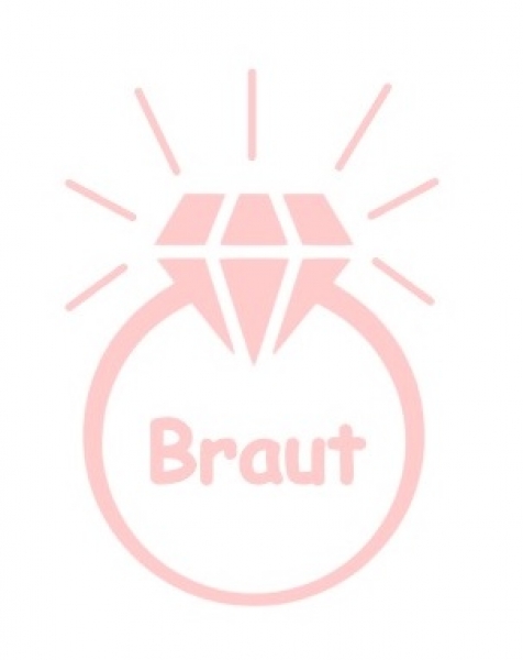 Braut Bügelbild