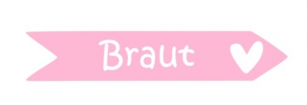 Braut Bügelbild