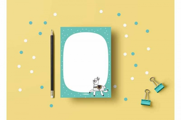 Notizblöcke Lama 2x2er Set