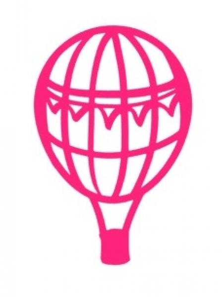 Heißluftballon Bügelbild