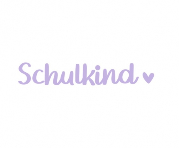 Schulkind Bügelbild