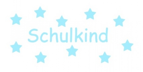 Schulkind Bügelbild