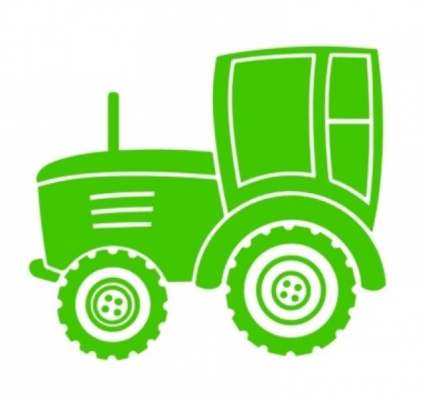 Traktor Bügelbild