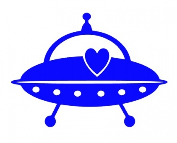 Ufo Bügelbild