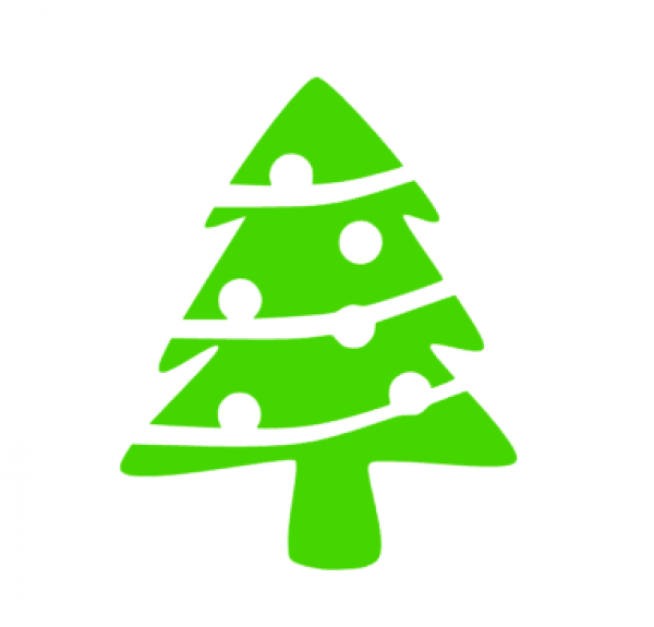 Weihnachtsbaum Bügelbild