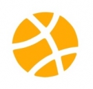Basketball Bügelbild