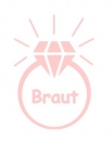 Braut Bügelbild
