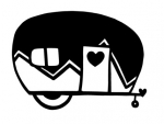 Camper Bügelbild