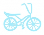 Fahrrad Bügelbild