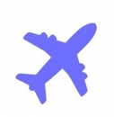Flugzeug Bügelbild