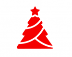 Weihnachtsbaum Bügelbild