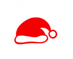Weihnachtsmütze Bügelbild